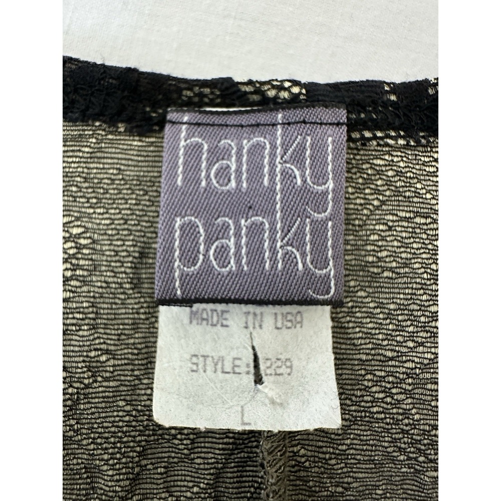 Vintage Top Womens L Black‎ Lace Square Neck Whimsigoth Goth Grunge Event Witchy - Picture 4 of 8
